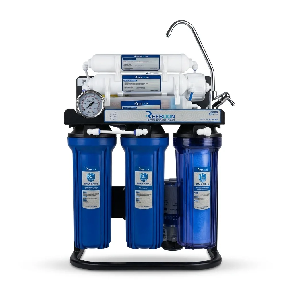 جهاز تحلية مياه Aqua Pure RO 100 جالون – فلتر قطني لتنقية فائقة